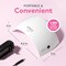 UV LED Nail Lamp, Nail Dryer for Gel Polish UV Light for Nails with Sensor 2 Timers SUN9C Pink Gift for Women Girls